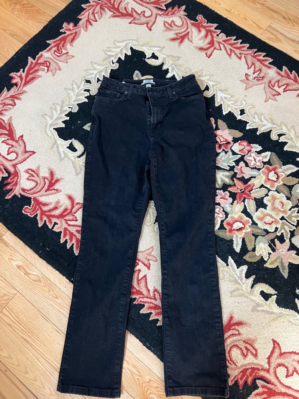 L.L. Bean Black Classic Fit Jeans